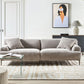 3 Seater Fabric Sofa Light Grey MATILA