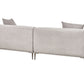 3 Seater Fabric Sofa Light Grey MATILA