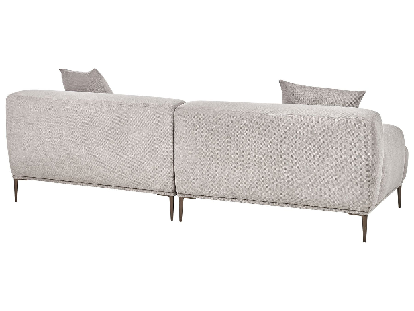 3 Seater Fabric Sofa Light Grey MATILA