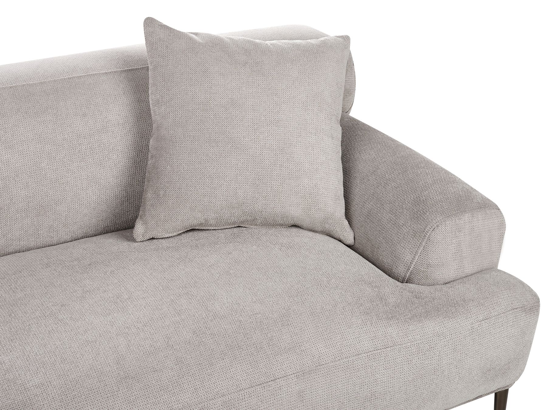 3 Seater Fabric Sofa Light Grey MATILA