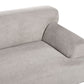 3 Seater Fabric Sofa Light Grey MATILA