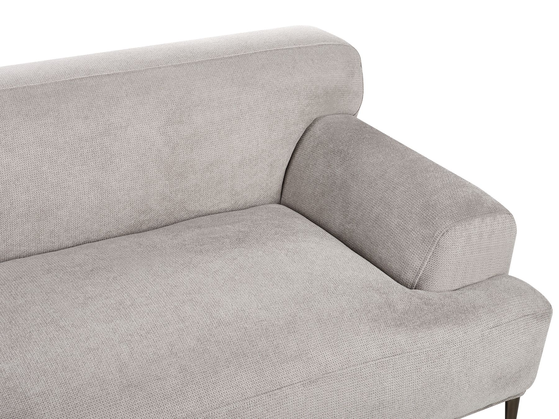 3 Seater Fabric Sofa Light Grey MATILA