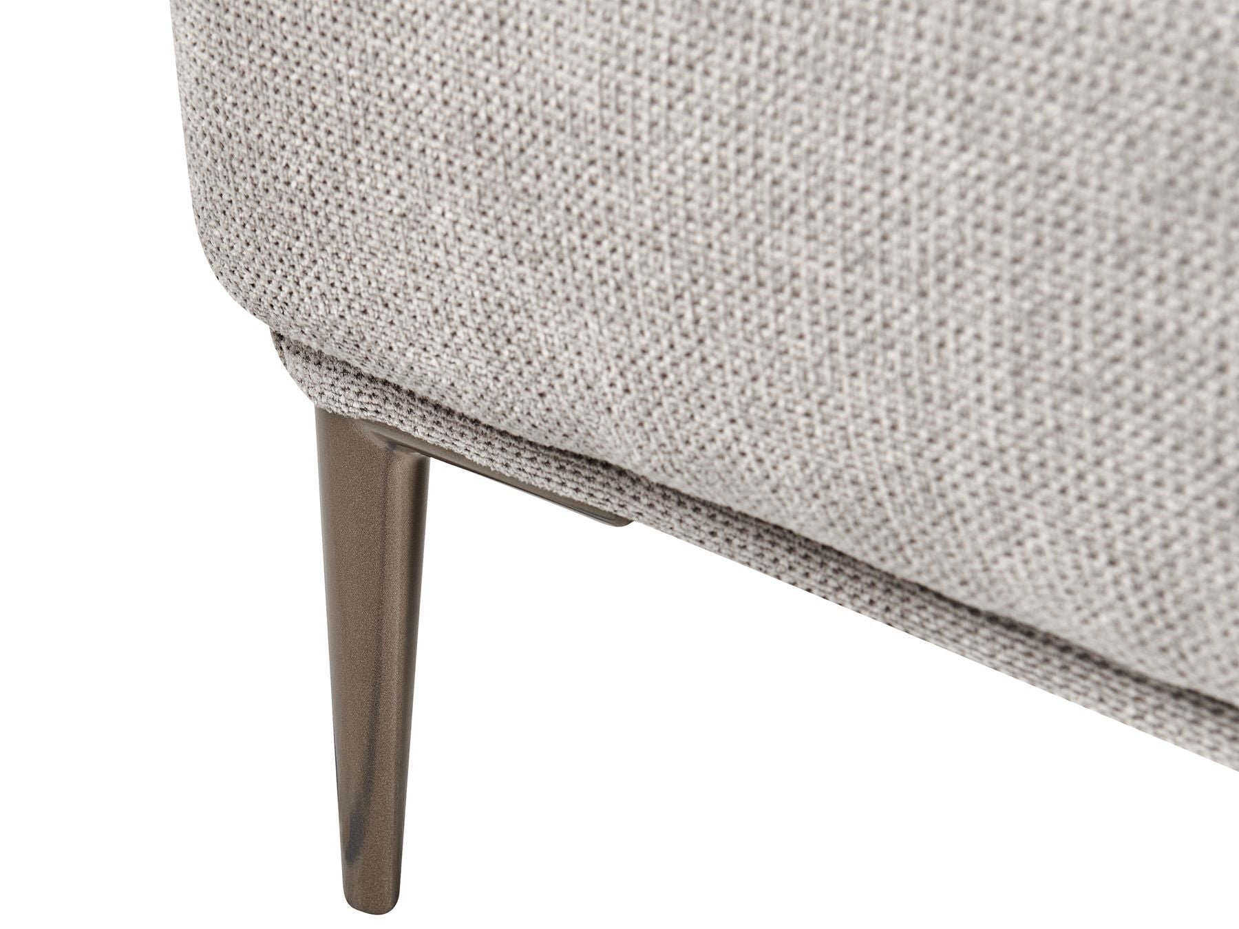 3 Seater Fabric Sofa Light Grey MATILA