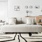Sofa with Side Tables Beige SOKNA