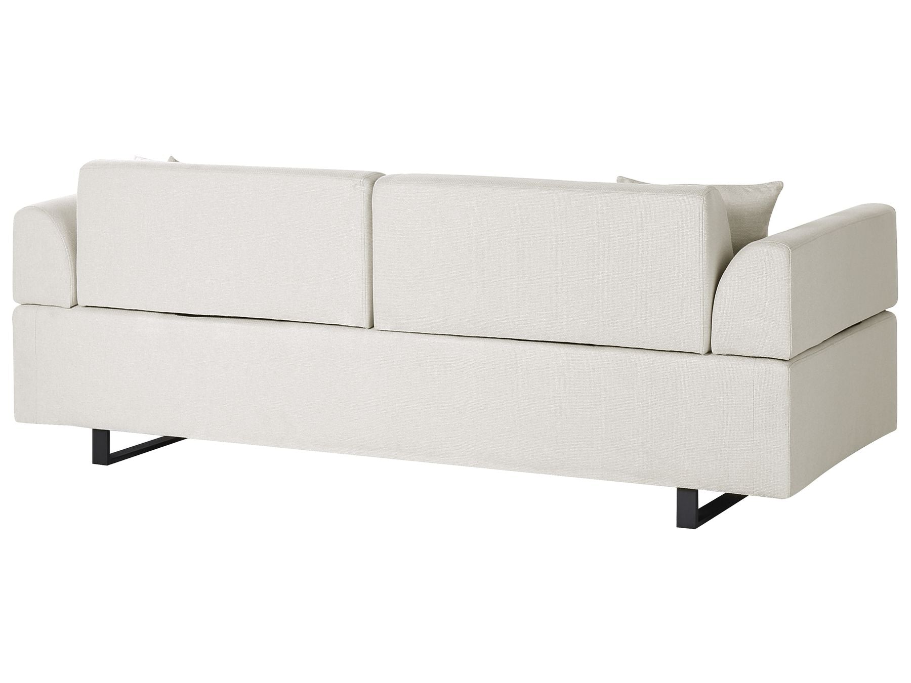 Sofa with Side Tables Beige SOKNA