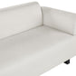 Sofa with Side Tables Beige SOKNA