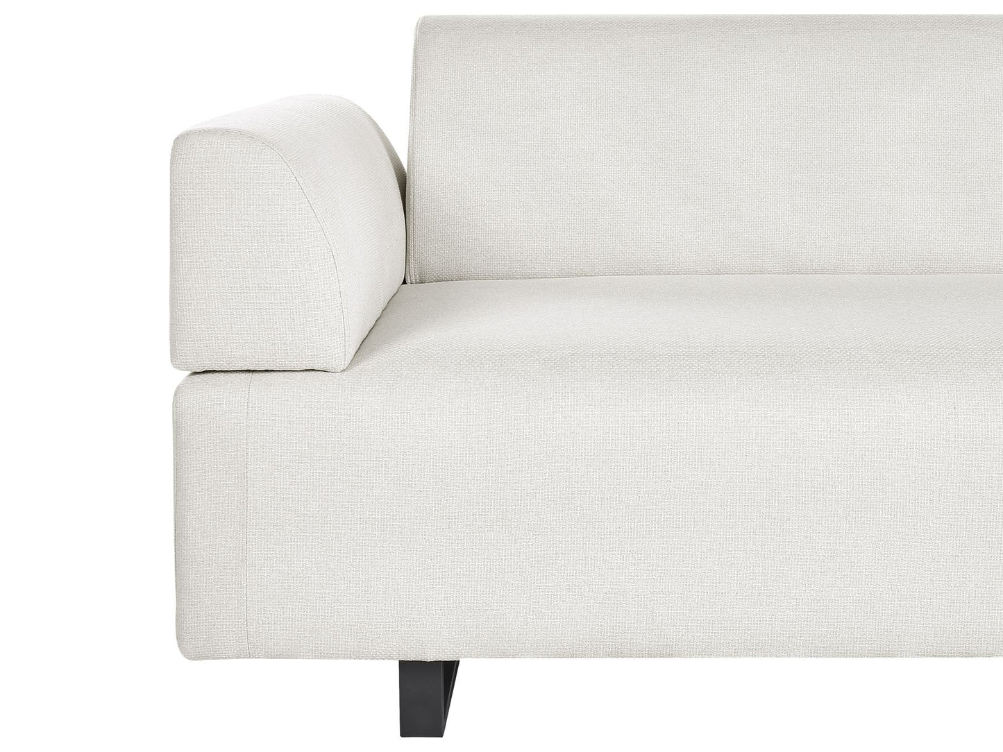 Sofa with Side Tables Beige SOKNA
