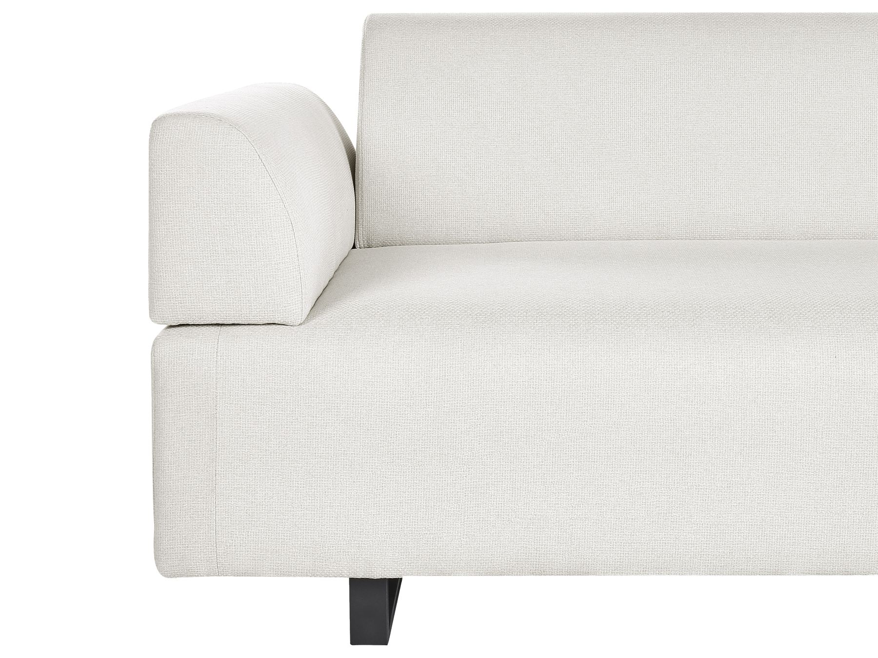 Sofa with Side Tables Beige SOKNA