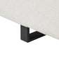 Sofa with Side Tables Beige SOKNA