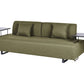 Sofa with Side Tables Green SOKNA