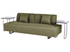 Sofa with Side Tables Green