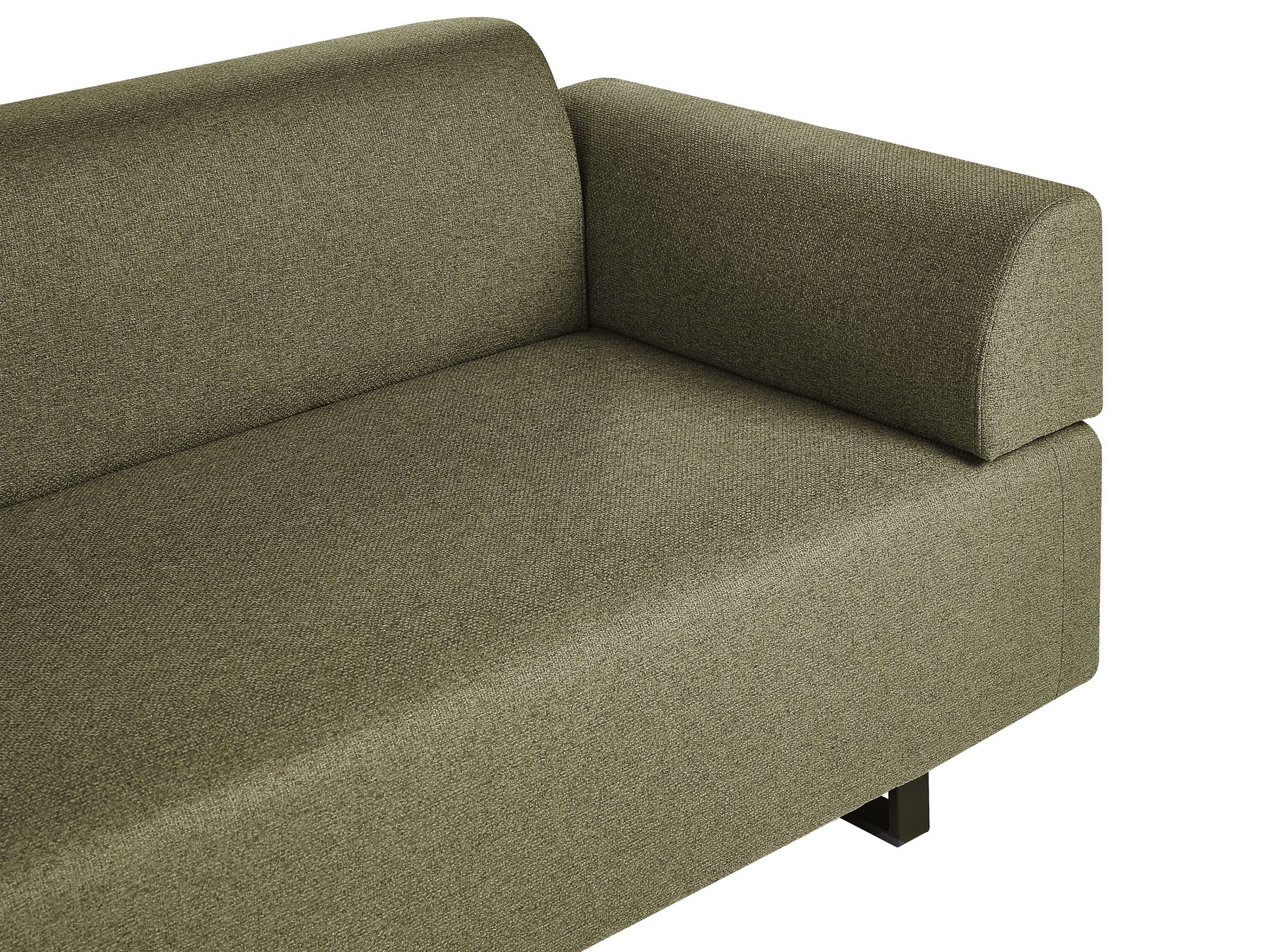 Sofa with Side Tables Green SOKNA