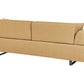 Sofa with Side Tables Yellow SOKNA