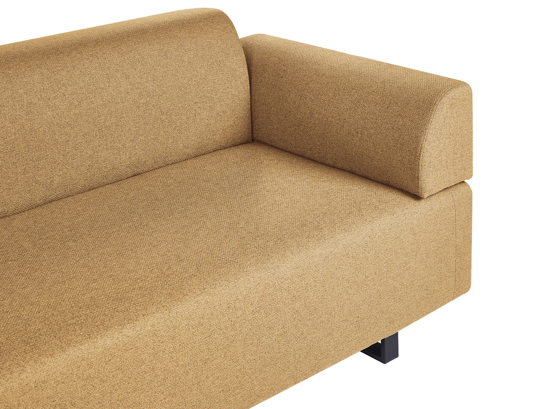 Sofa with Side Tables Yellow SOKNA