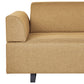 Sofa with Side Tables Yellow SOKNA