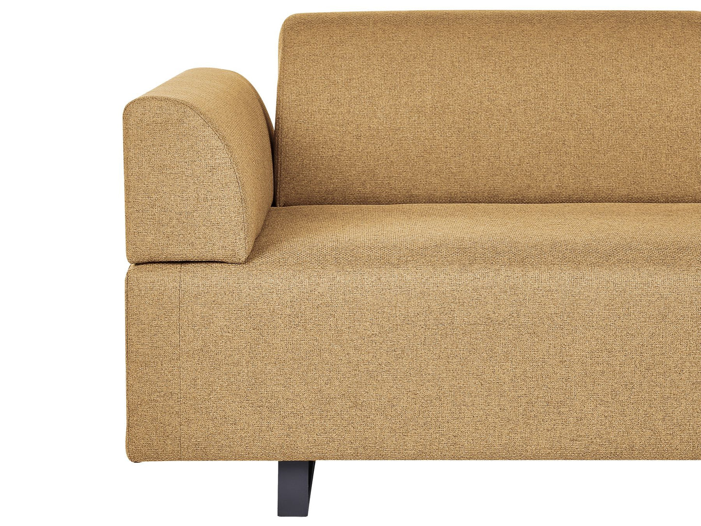 Sofa with Side Tables Yellow SOKNA