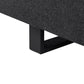 Sofa with Side Tables Black SOKNA