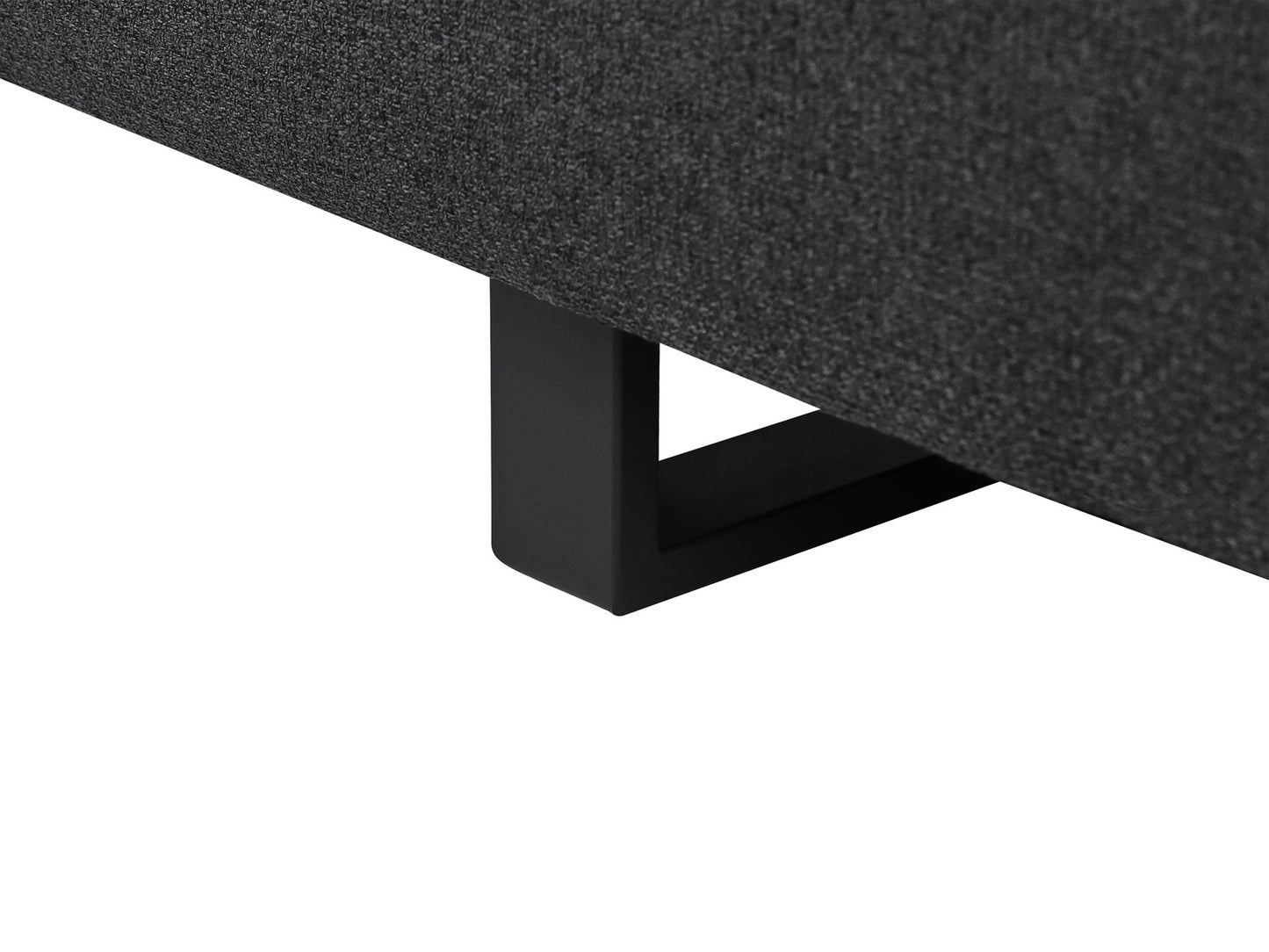 Sofa with Side Tables Black SOKNA