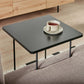 Sofa with Side Tables Brown SOKNA