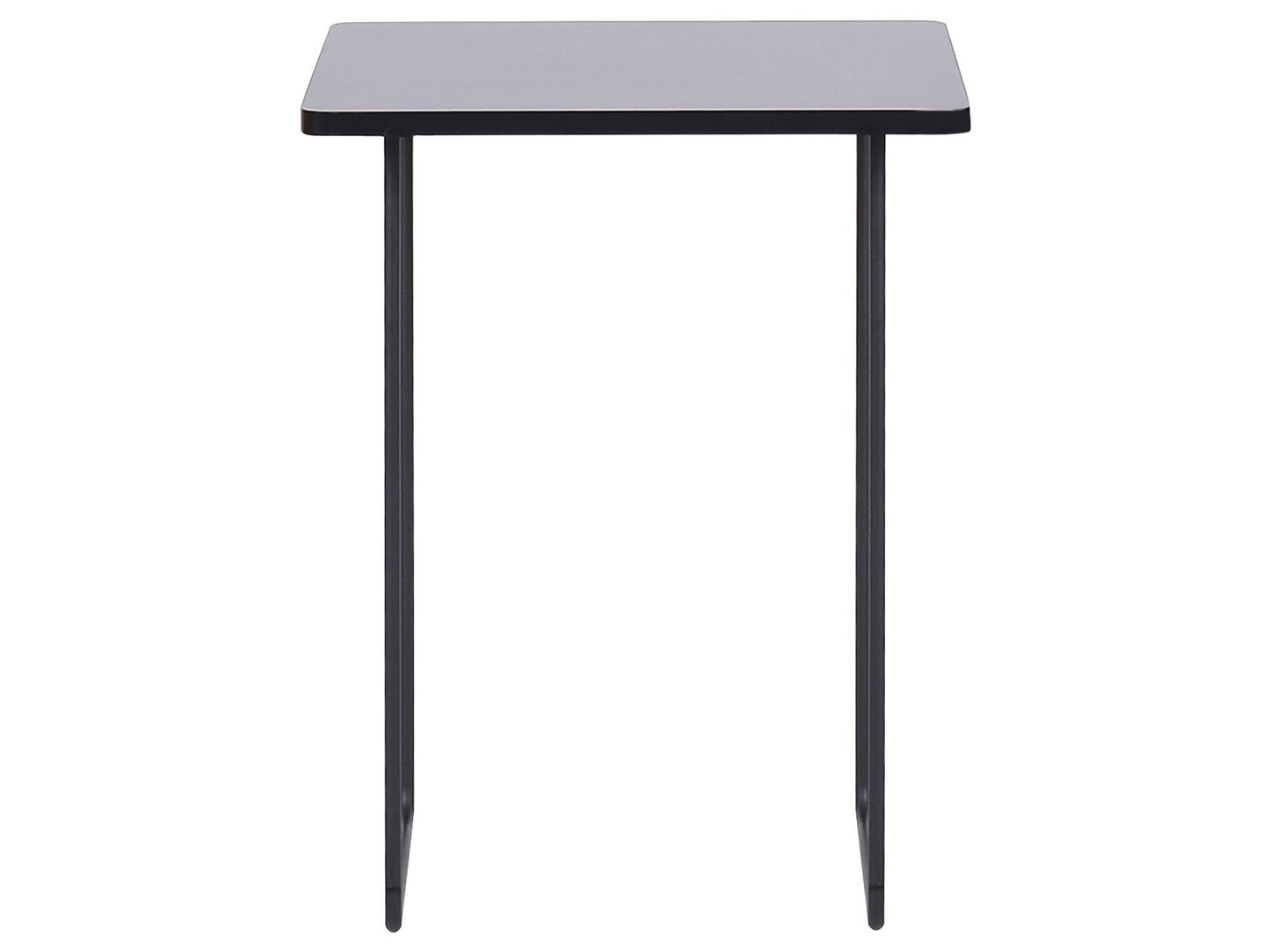 Sofa with Side Tables Brown SOKNA