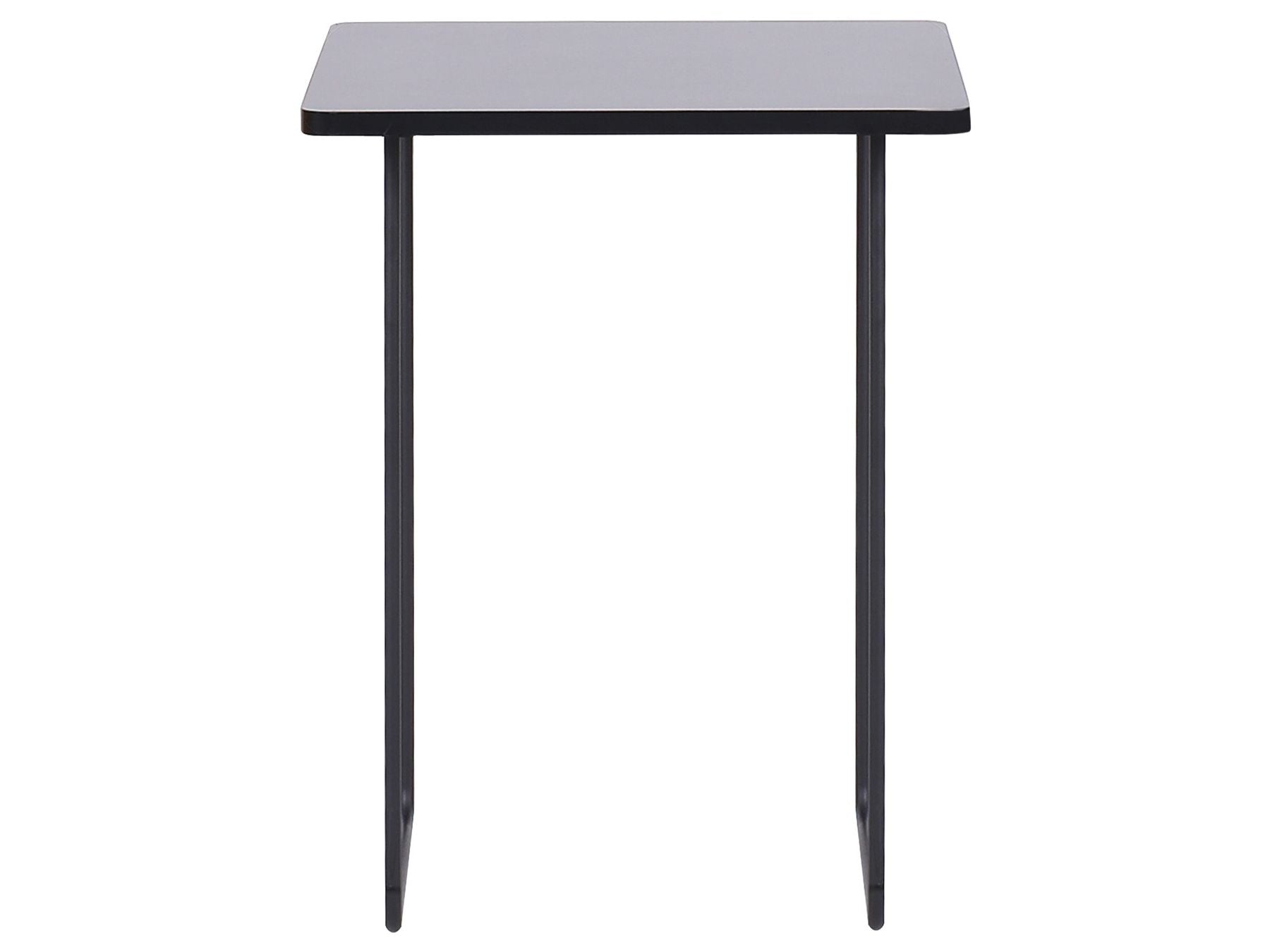 Sofa with Side Tables Brown SOKNA