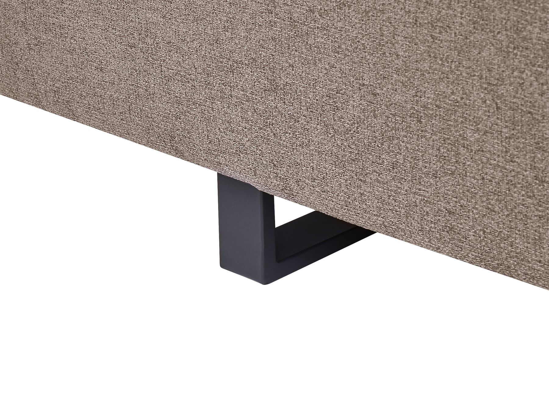 Sofa with Side Tables Brown SOKNA