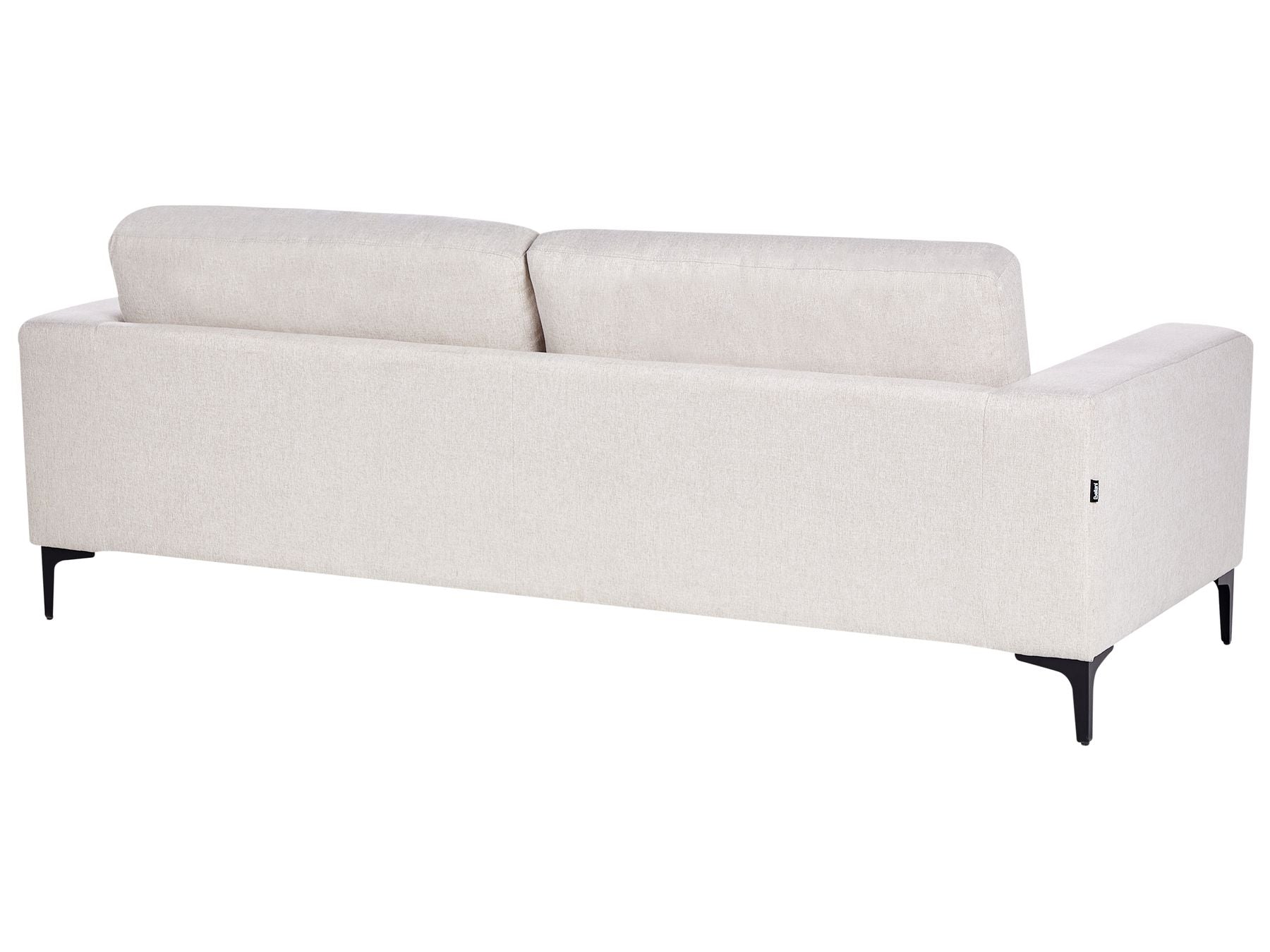 3 Seater Fabric Sofa Beige VADSTENA