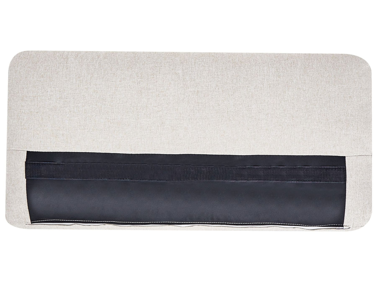 3 Seater Fabric Sofa Beige VADSTENA