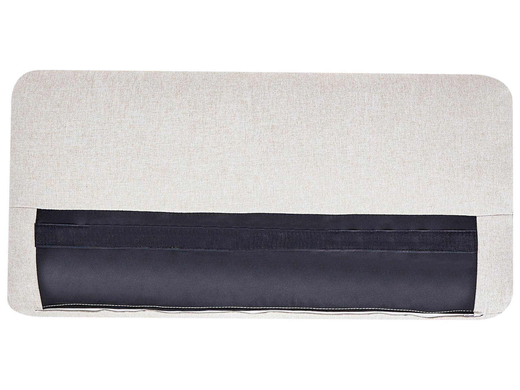 3 Seater Fabric Sofa Beige VADSTENA