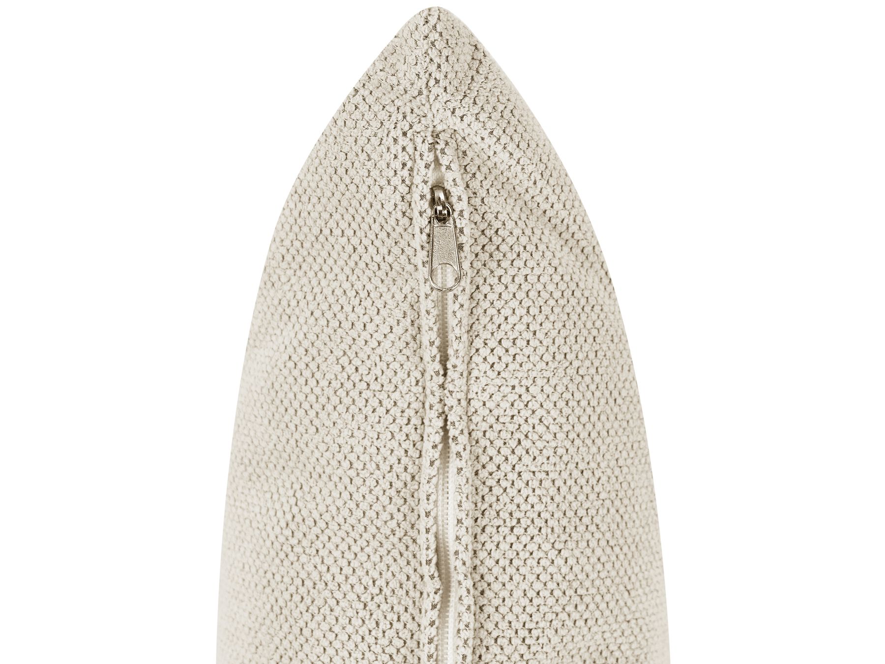 3 Seater Fabric Sofa Light Beige FAUSKAN