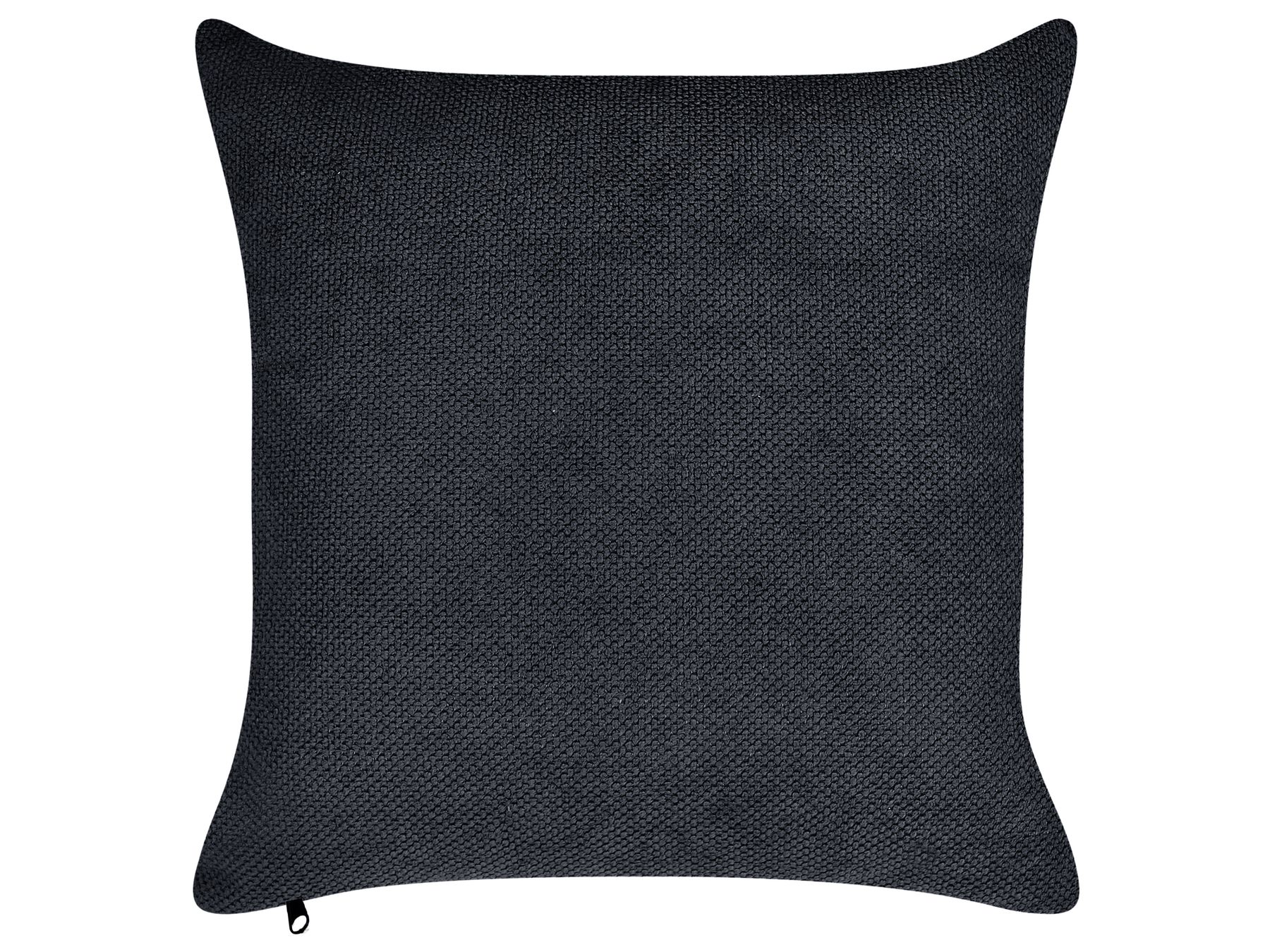 3 Seater Fabric Sofa Black FAUSKAN