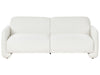 3 Seater Fabric Sofa White