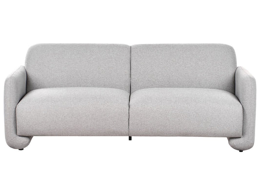 3 Seater Fabric Sofa Grey SALAND