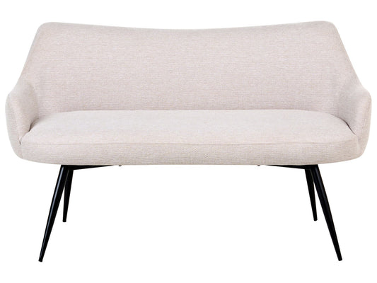 2 Seater Kitchen Sofa Beige ARENDAL