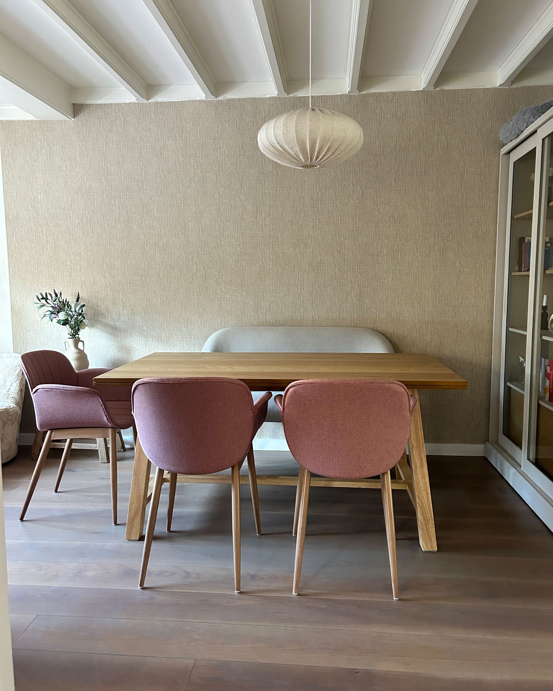 2 Seater Kitchen Sofa Light Beige OSBY
