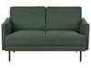 2 Seater Fabric Sofa Dark Green
