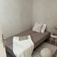 Fabric Sofa Bed Beige YORK