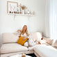 3 Seater Fabric Sofa Light Beige VINTERBRO
