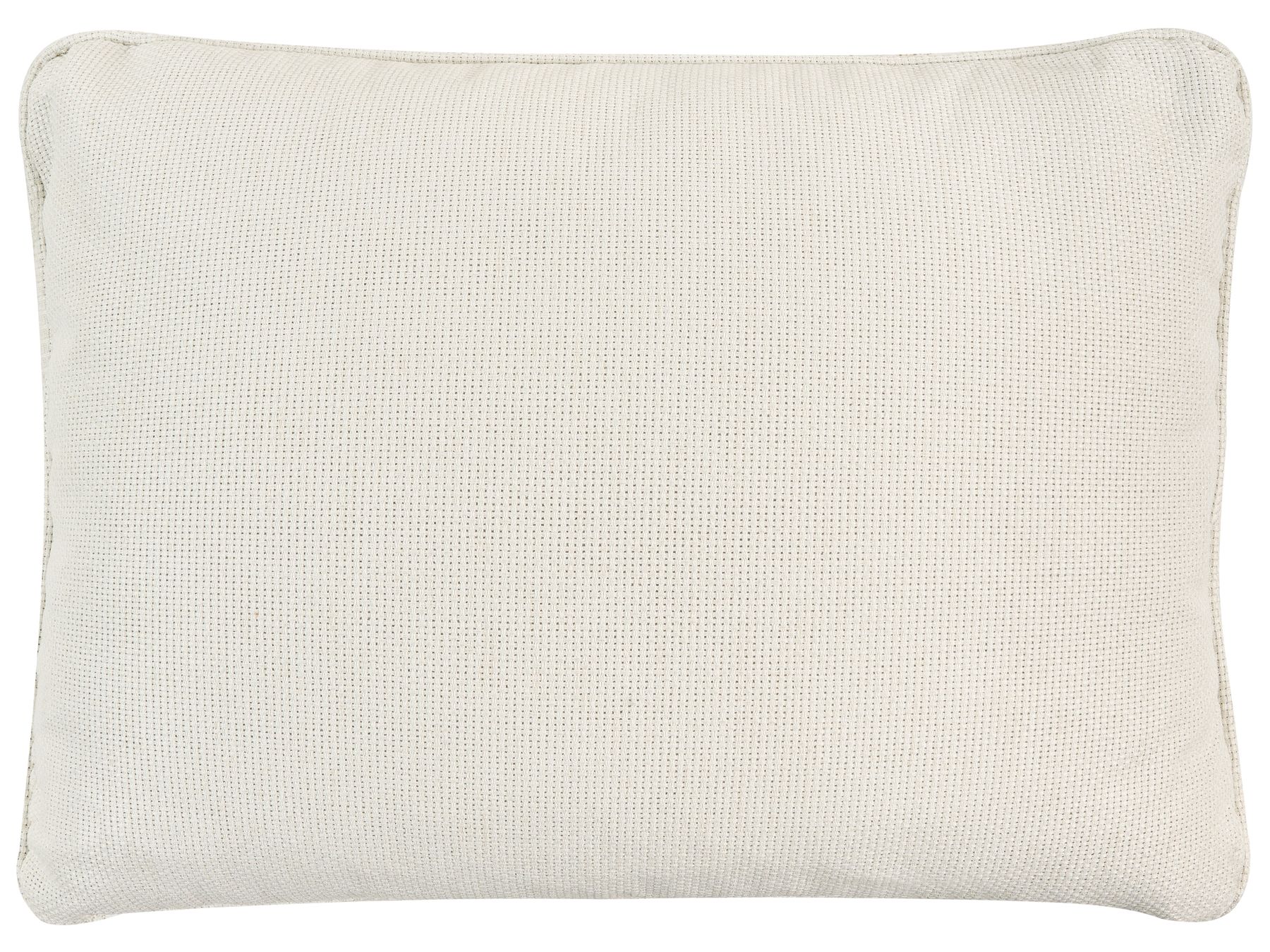3 Seater Fabric Sofa with Ottoman White DALVIK