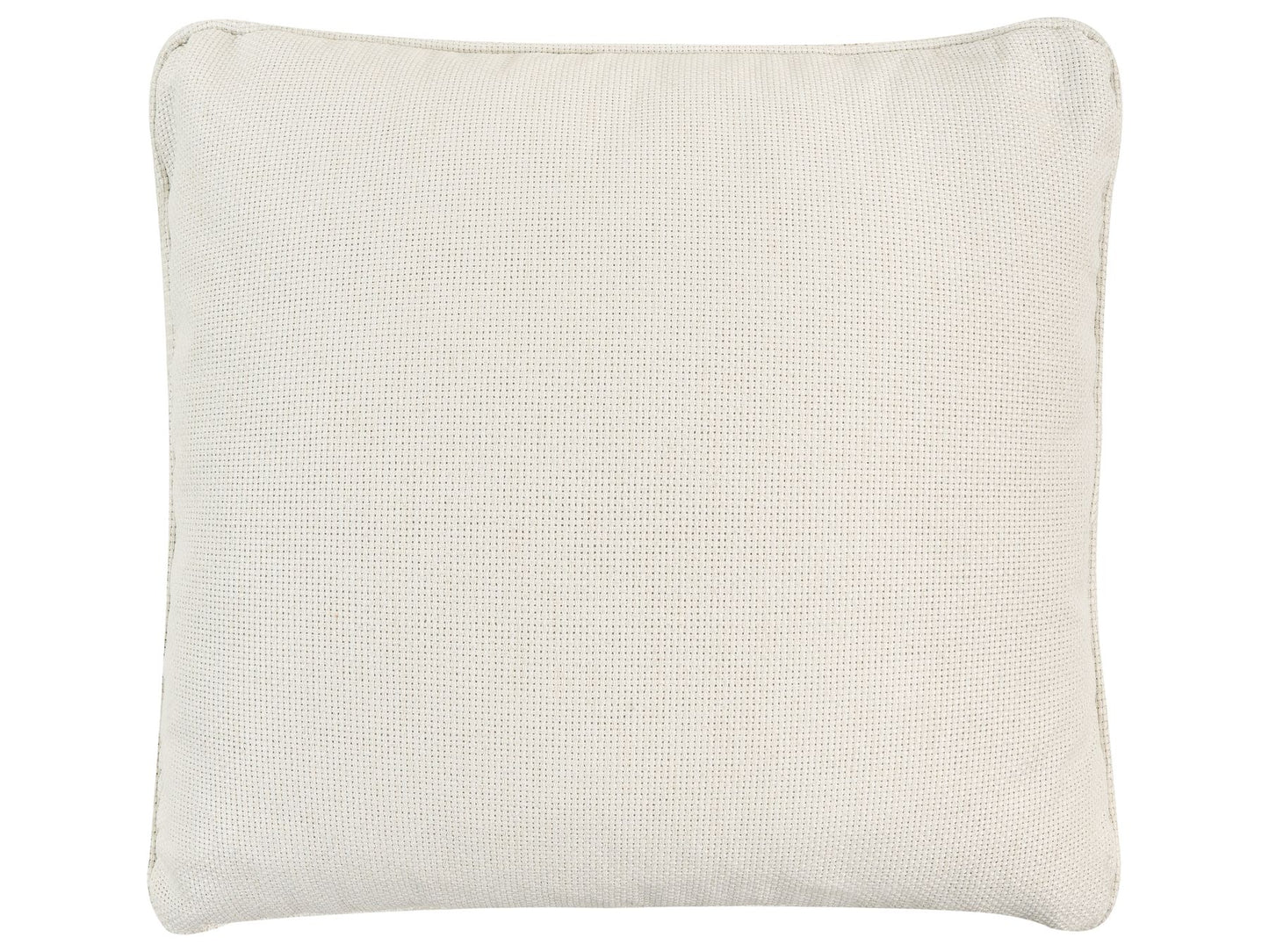 3 Seater Fabric Sofa with Ottoman White DALVIK