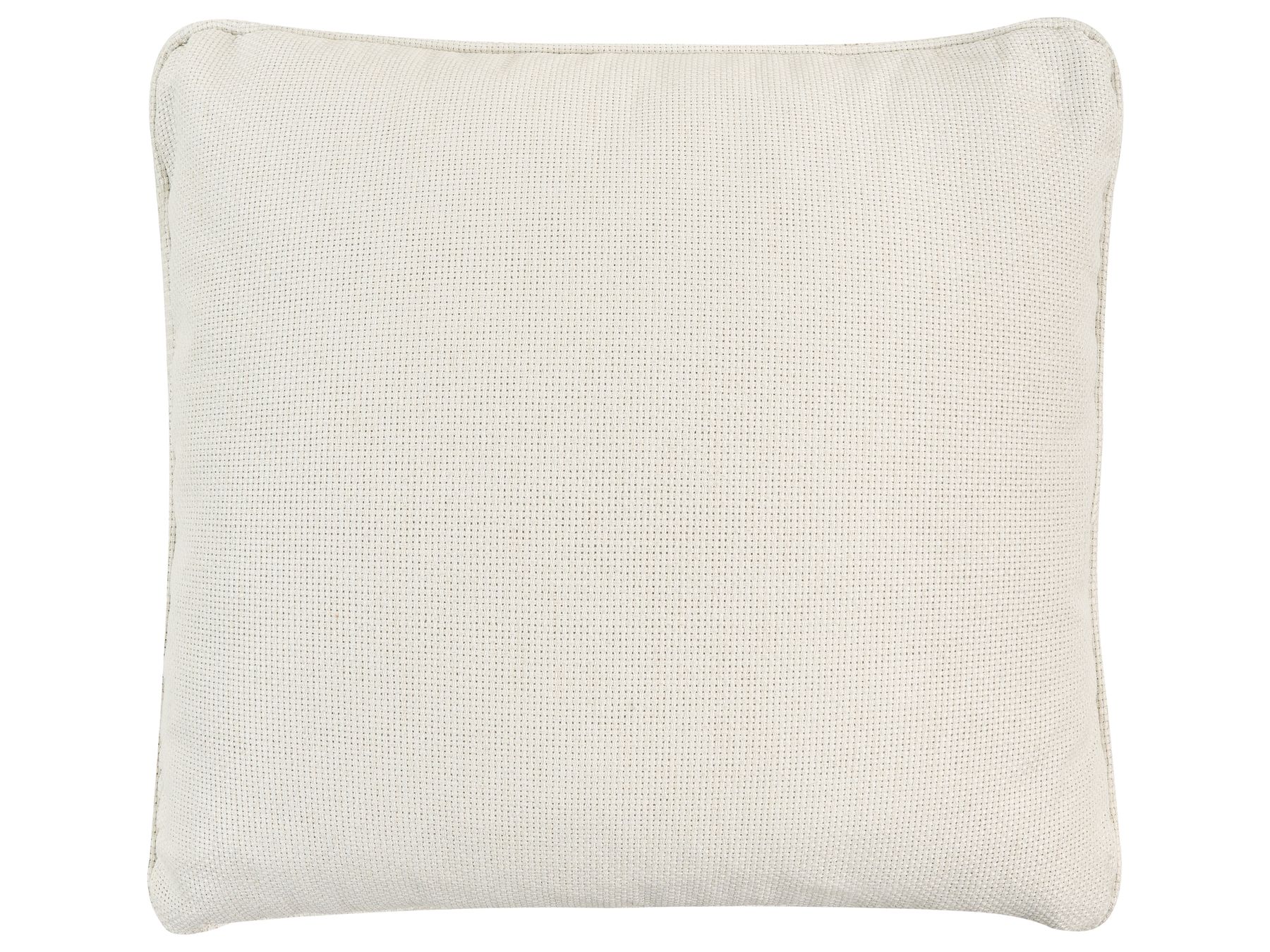 3 Seater Fabric Sofa with Ottoman White DALVIK