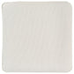 3 Seater Fabric Sofa with Ottoman White DALVIK