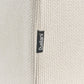 3 Seater Fabric Sofa with Ottoman White DALVIK