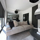 3 Seater Fabric Sofa Light Grey MATILA